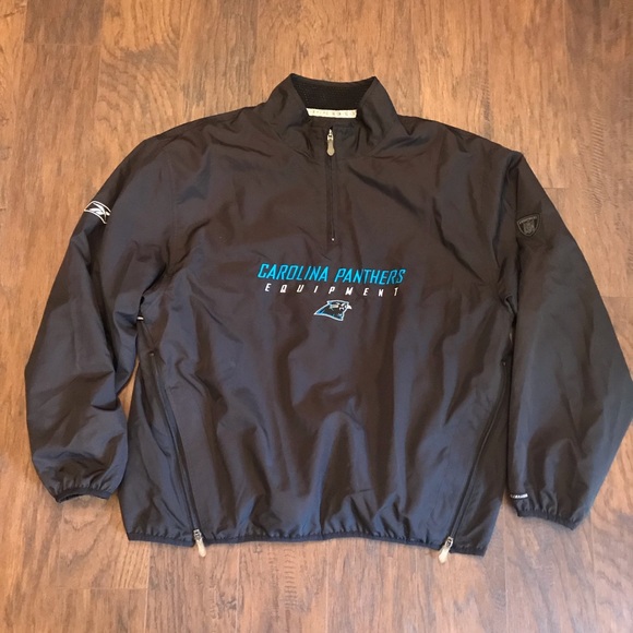 Reebok Other - Carolina Panthers Equipment Black Men’s Jacket L
